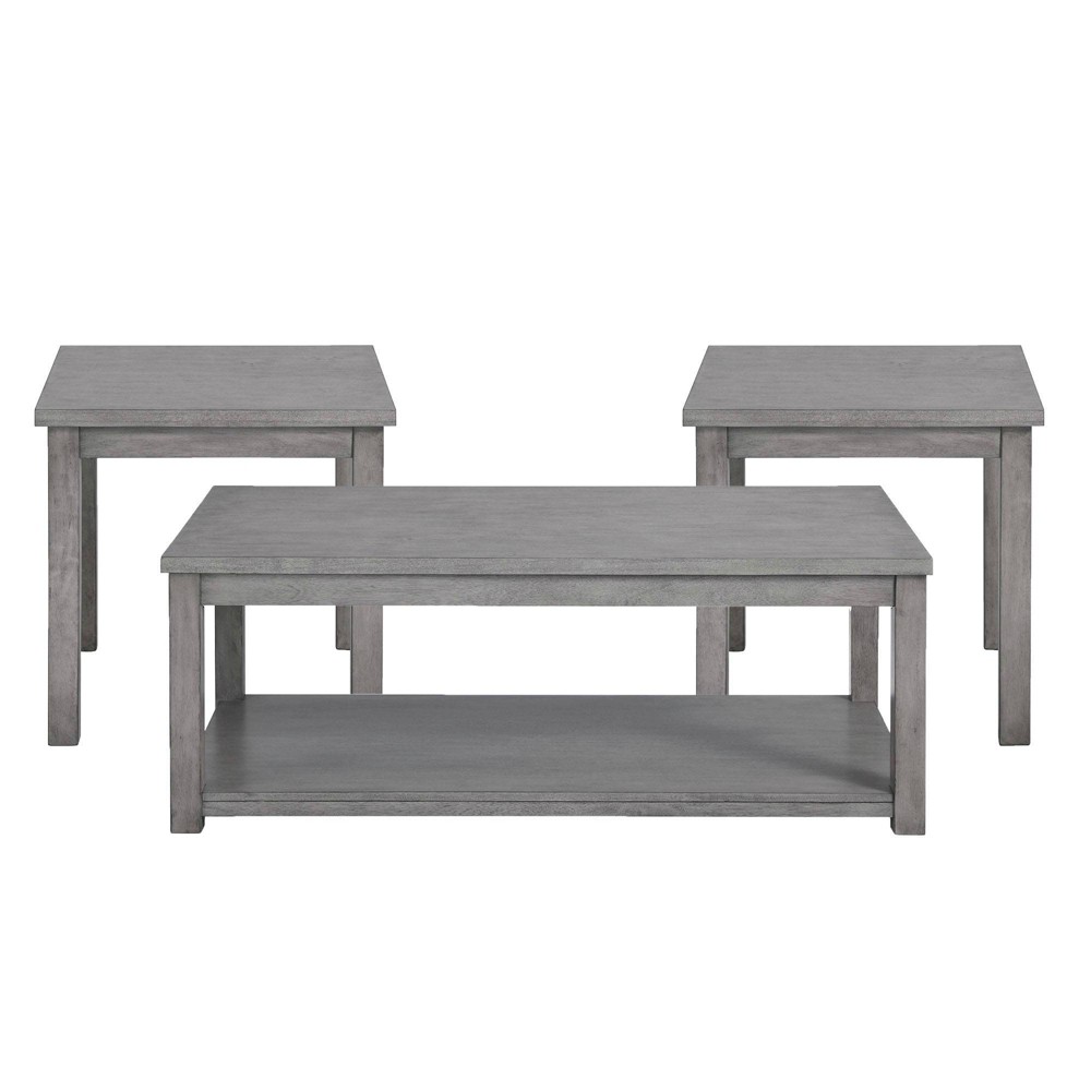 Photos - Storage Combination Rhys Occasional Table Set Gray - Picket House Furnishings