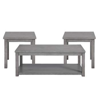 Rhys Occasional Table Set Gray - Picket House Furnishings