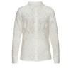 Women's Lace Button Down Blouse Shirt - LASCANA - 2 of 4