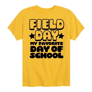 Boys' - Instant Message - Field Day Favorite Day Of School Short Sleeve Graphic T-Shirt - 1 of 4