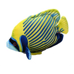 Wild Republic Coral Reefs Emperor Angelfish Stuffed Animal, 6 Inches - 1 of 1