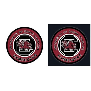 Evergreen Ultra-Thin Edgelight LED Wall Decor, Round, University of South Carolina- 23 x 23 Inches Made In USA - 1 of 4