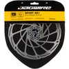 Jagwire Sport SR1 Disc Brake Rotor - 220mm, 6-Bolt, Silver - 3 of 3