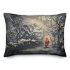 Creative Products Santa Walking in the Snow 20 x 14 Spun Poly Pillow - 2 of 3