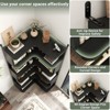 Aheaplus 5-Tier Corner Book Shelves, Freestanding Bookcase Storage Shelving - 4 of 4