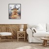 Stupell Industries Stacked Jack-o-Lanterns with Witch Hat Framed Giclee Art, Black, 16" x 20" - 3 of 4