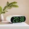 REGALWOVEN Dimmable USB Port Wireless Charging Alarm Clock 7.1 x 3.1 x 2.4 inch - 2 of 4