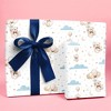 Big Dot of Happiness Teddy Bear Wrapping Paper Roll, We Can Bearly Wait Baby Shower Gift Wrap, Teddy Bear Birthday Wrapping, 24 in x 7 feet, 1 Roll - 2 of 4