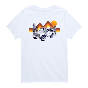 Boys' - Instant Message - Off Road Vehicle Stripes Short Sleeve Graphic T-Shirt - 1 of 4