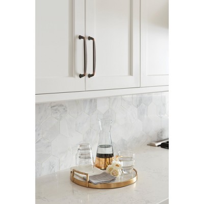 Amerock Kane 6-5/16 inch (160mm) Center-to-Center Oil-Rubbed Bronze Cabinet Pull