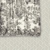 Ellis Curtain Victoria Park Toile Room Darkening Window Rod Pocket Pair Set With 2 Tiers - 2-Piece - 68x24" - 3 of 4