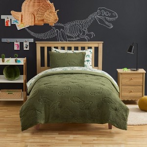 Dinosaur Den Kids Bedding Set Includes Printed Sheet Set by Sweet Home Collection® - 1 of 4