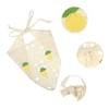 Unique Bargains Women's Fashion Pineapple Hollow Triangle Headwrap 21.26"x10.24" Beige 1 Pc - 2 of 4