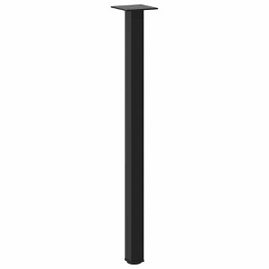 vidaXL Coffee Table Legs - Black Powder-Coated Steel - Adjustable Stability - 1 of 4