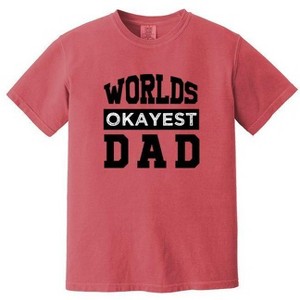 Simply Sage Market Men's World's Okayest Dad Short Sleeve Garment Dyed Tee - 1 of 3