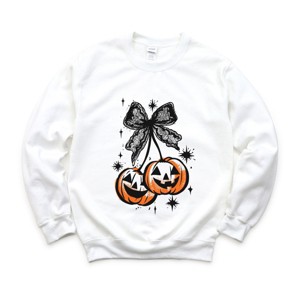 Coquette Pumpkin Cherries -  Womens Sweatshirt - 1 of 3