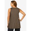 Jessica London Women's Plus Size Stretch Knit Tunic Tank - 3 of 4