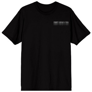 Five Nights At Freddy’s Security Freddy Badge Adult Black Crew Neck Short Sleeve T-shirt - 1 of 4