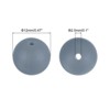 Unique Bargains Round Loose Silicone Beads for DIY Keychain Jewelry Making 50 Pcs - 3 of 4