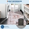 Area Rug,Washable Vintage Distressed Rug, Traditional Medallion Carpet, Soft Non-Slip Indoor Rug for Living Room Bedroom Home Office - 3 of 4