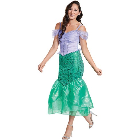 Womens Ariel Deluxe Costume Small Multicolored Target