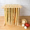 Cucina Pro Pasta Drying Rack - All Natural Stander & Handles - 12 Feet of Noodle Drying Space for Spaghetti and More- Great Christmas Gift for Cooks - 2 of 4