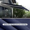 Resenkos Backyard Garden Canopy, Camping Canopy Screen Tent,Patio Awning Canopy Retractable Deck Door Outdoor Sun Shade Shelter - 2 of 4