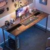 MaseiKar Computer Desk Large Office Desk, Gaming Desk Writing Desk Work Desk for Home Office, Study, Modern Simple Wooden Desk, Large Legroom - 2 of 4