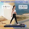 Walking Pad Treadmill Under Desk with Incline for Home/Office,Walking Pad with Remote Control,APP and LED Display - Upreign - 2 of 4