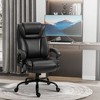 Vinsetto Big and Tall 400lbs Executive Office Chair, PU Leather Computer Desk Chair with High Back, Adjustable Height and Swivel Wheels - 3 of 4
