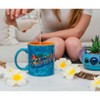 Silver Buffalo Disney Lilo & Stitch "Ohana Means Family" Blue and Orange Ceramic Mug | Holds 20 Ounces - 4 of 4