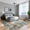 Area Rugs for Living Room Bedroom Modern Abstract Machine Washable Rug Soft Low Pile Non Slip Rug - 2 of 4