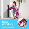 Joyfy Inflatable Pool Floats Chairs, Water Hammock Floating Lounge Adult, Tropical Leaves Beach Lake Floaties Lounger for Relaxing Swimming Party - 2 of 4