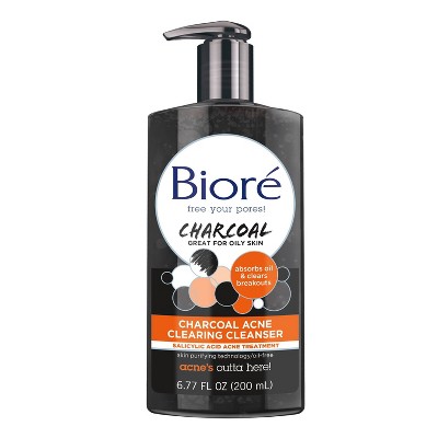 Biore Charcoal Acne Daily Cleanser 6.77 