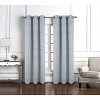 RT Designer Collection Wilton Jacquard Grommet Luxurious Modern Design Curtain Panel 54" x 84" Charcoal - 2 of 4