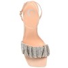 Journee Collection Womens Arlette Tru Comfort Foam Open Toe High Stiletto Pumps Nude 12 - 4 of 4