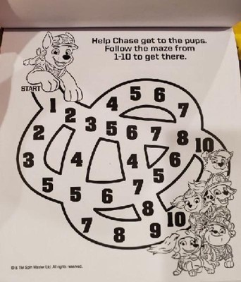 Paw Patrol Imagine Ink Color By Number : Target