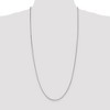 Black Bow Jewelry 2mm Sterling Silver, Solid Box Chain Necklace - 2 of 4