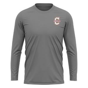 College of Charleston Adult Sport Long Sleeve Left Chest Logo, Athletic Heather - 1 of 4