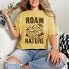 Simply Sage Market Women's Roam Nature Mountains Short Sleeve Garment Dyed Tee - 2 of 2