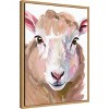 Amanti Art Schaf Sheep by Ohkimiko  Framed Canvas Wall Art - 2 of 4