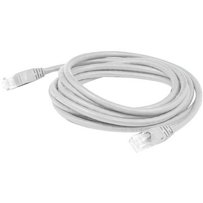 AddOn 20ft RJ-45 (Male) to RJ-45 (Male) White Cat6A UTP PVC Copper Patch Cable - 100% compatible and guaranteed to work