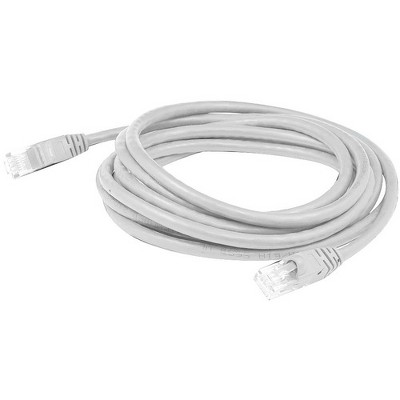 AddOn 20ft RJ-45 (Male) to RJ-45 (Male) White Cat6A UTP PVC Copper Patch Cable - 100% compatible and guaranteed to work