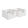 Seville Classics 2-Pack Handwoven Storage Basket - 4 of 4