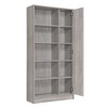 5-Tier Bookshelf, Mid-century Modern Freestanding Bookcase With Door, Floor Standing Storage Unit, Multi-Functional Storage Rack - 3 of 4