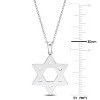 EVERLY JEWELRY | Sterling Silver Star of David Pendant with Chain - 18 in - 4 of 4
