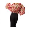 Women's Floral Felice Deep V Neck Crop Top - FLYING TOMATO - 2 of 4
