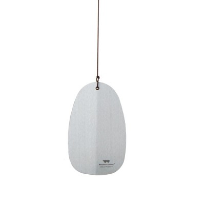 Pacific Blue and White Aluminum 44-Inch Wind Chime