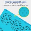 Avery Bright Blue Paper Labels, 2.5" Diameter Round - 4 of 4