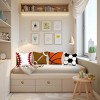 4PCs Secret Santa Gifts Sports Balls Pillow Covers Rugby, Basketball, Baseball, Soccer Throw Pillow Covers 18x18 - 4 of 4